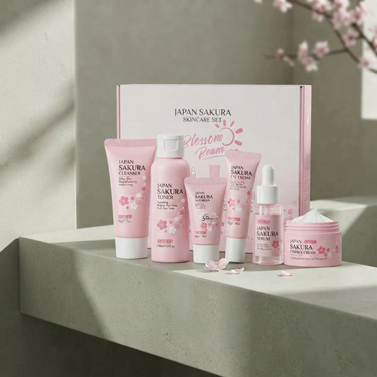 BKKFinds 100ml toner BKKFinds Health, Beauty & Hair / Beauty Tools / F Cherry Blossom Facial Skincare Set – Complete Routine