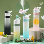 BKKFinds Black BKKFinds KITCHEN ESSENTIALS Misting Sports Water Bottle Large Capacity Leakproof Cup
