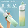 BKKFinds Black BKKFinds KITCHEN ESSENTIALS Misting Sports Water Bottle Large Capacity Leakproof Cup