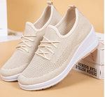 BKKFinds Beige / 35 BKKFinds Home page Women’s Mesh Casual Sneakers – Lightweight Wedge Sole