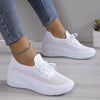 BKKFinds Beige / 35 BKKFinds Home page Women’s Mesh Casual Sneakers – Lightweight Wedge Sole