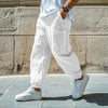 BKKFinds Apricot / 3XL BKKFinds Top 20 Men's Clothing Trends Men’s Cotton Straight-Leg Drawstring Work Pants