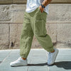 BKKFinds Apricot / 3XL BKKFinds Top 20 Men's Clothing Trends Men’s Cotton Straight-Leg Drawstring Work Pants