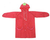 Kids Waterproof Oxford Raincoat With Fun Print