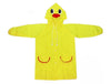 Kids Waterproof Oxford Raincoat With Fun Print