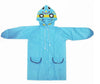 Kids Waterproof Oxford Raincoat With Fun Print