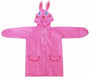Kids Waterproof Oxford Raincoat With Fun Print