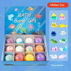 Kids Bath Bombs With Toys Gift Set
