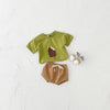 BKKFinds Apricot / 12to18M BKKFinds Home page Kids Cotton Ice Cream Outfit Set