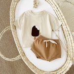 BKKFinds Apricot / 12to18M BKKFinds Home page Kids Cotton Ice Cream Outfit Set