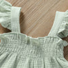 Girls’ Cotton Sleeveless Top And Shorts Set