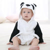Kids Hooded Cotton Animal Bathrobe