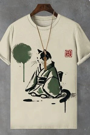 Mens 3D Printed Casual T-Shirt