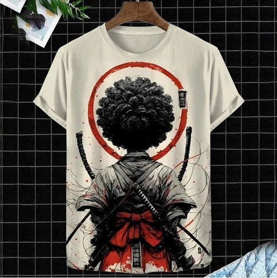 Mens 3D Printed Casual T-Shirt