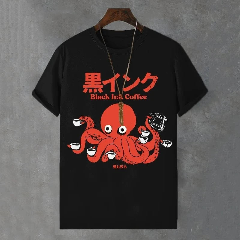 Mens 3D Printed Casual T-Shirt