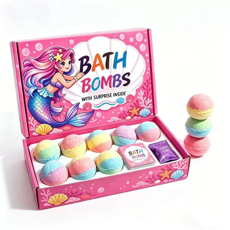 Kids Bath Spa Fizzies with Hidden Toy