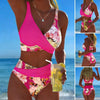 Womens Floral Two Piece Bikini