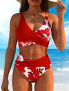 Womens Floral Two Piece Bikini