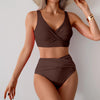 High Waist Split Bikini