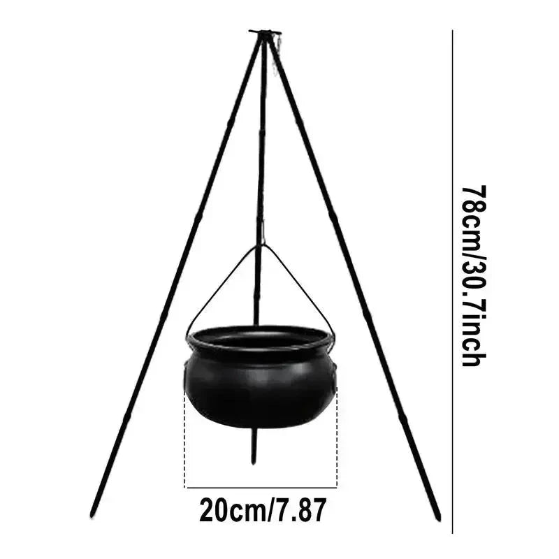 Large Witch Cauldron Halloween Decor