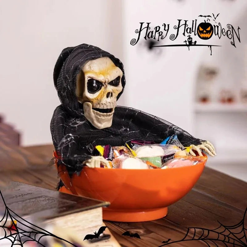 Animated Skeleton Hand Candy Bowl