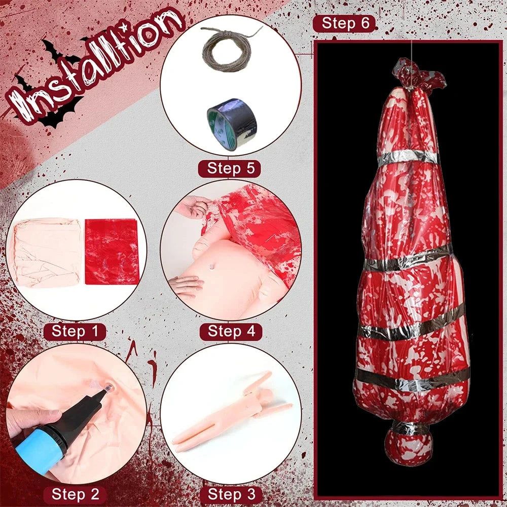 Hanging Corpse Yard Haunt Prop
