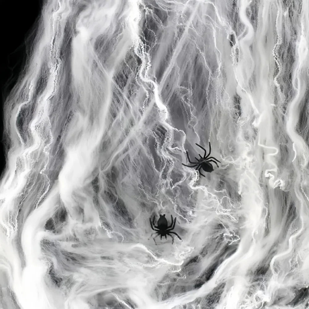 Realistic Stretchable Cotton Spider Web