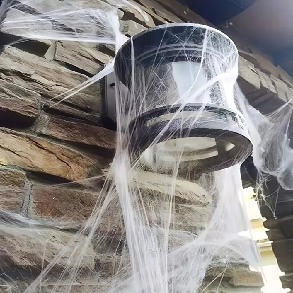 Realistic Stretchable Cotton Spider Web