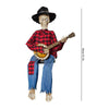 Luminous Skeleton Guitarist Halloween Decoration