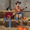 Luminous Skeleton Guitarist Halloween Decoration