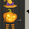 Spooky Halloween Paper Hanging Sign