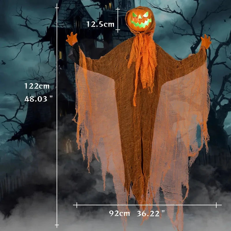 Luminous Pumpkin Scarecrow Hanging Ornament