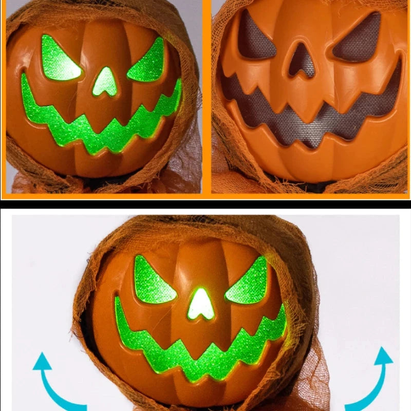 Luminous Pumpkin Scarecrow Hanging Ornament