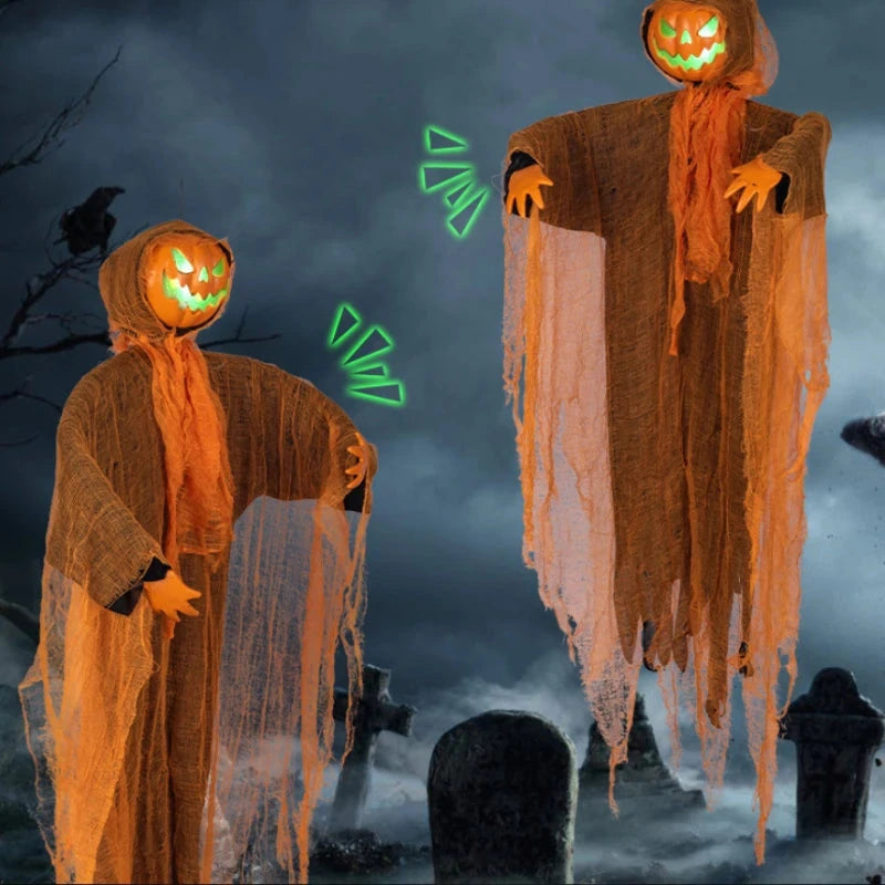 Luminous Pumpkin Scarecrow Hanging Ornament