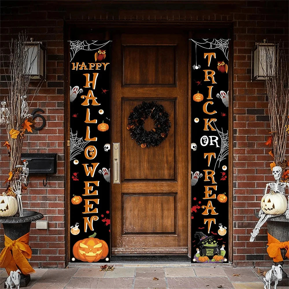 Spooky Halloween Welcome Banner