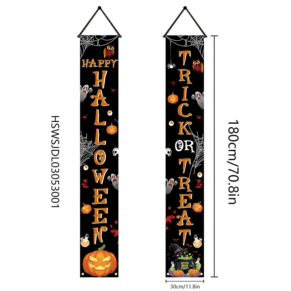 Spooky Halloween Welcome Banner