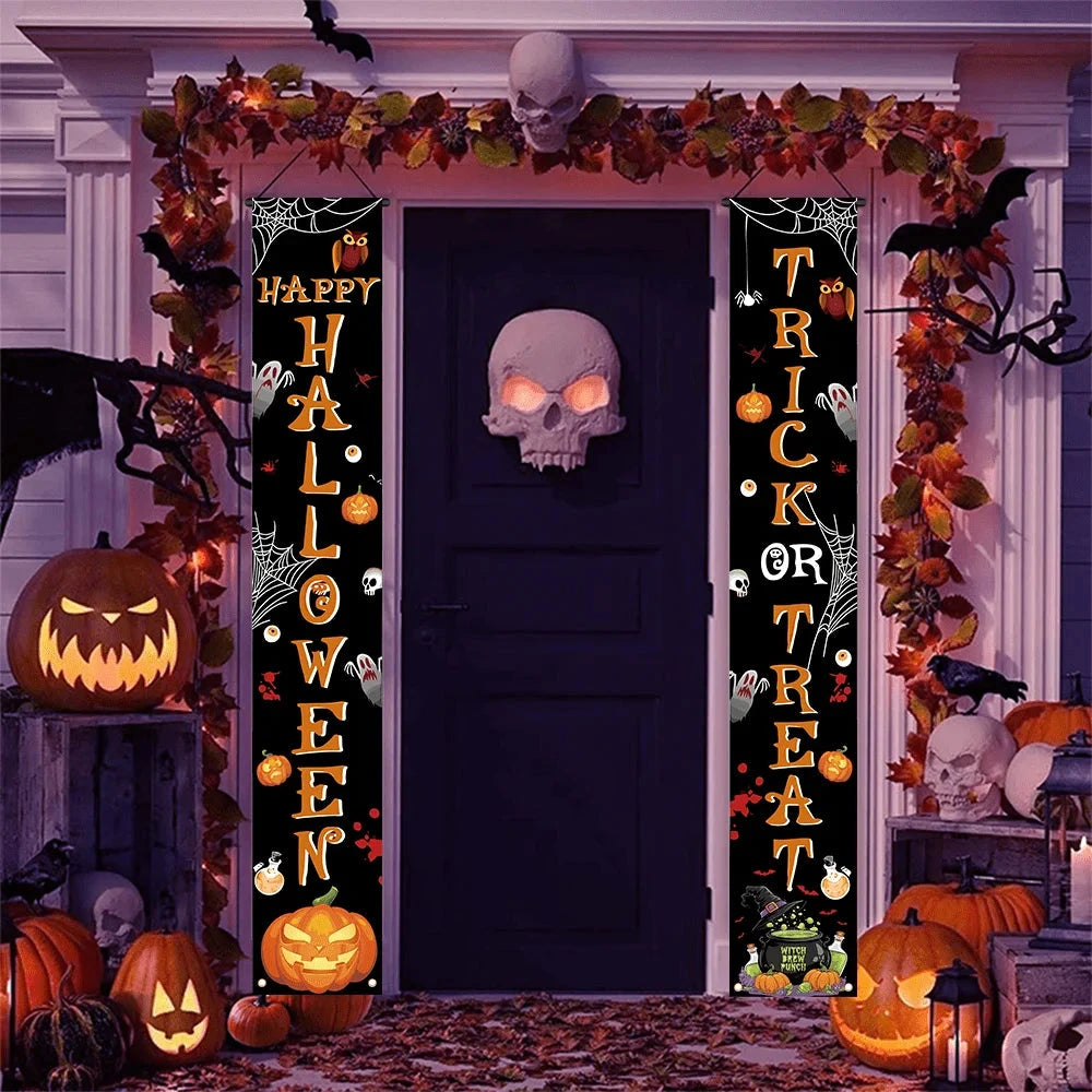 Spooky Halloween Welcome Banner