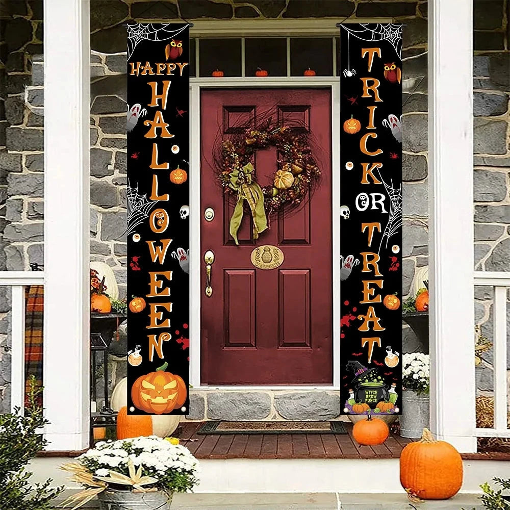 Spooky Halloween Welcome Banner