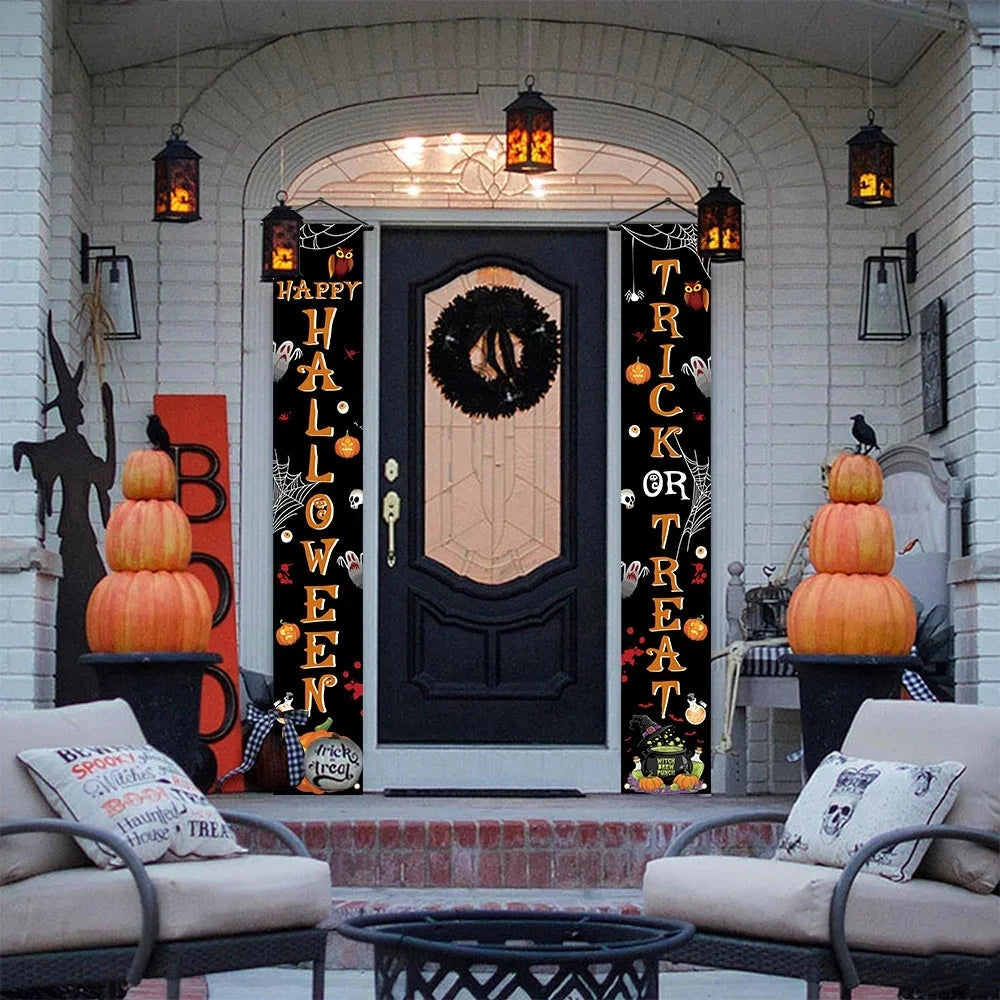 Spooky Halloween Welcome Banner