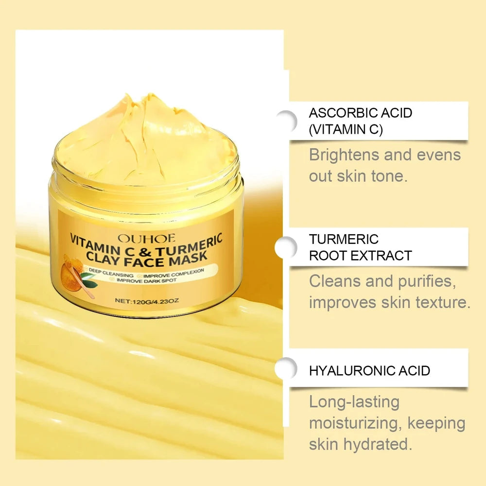 Vitamin C Turmeric Clay Mask