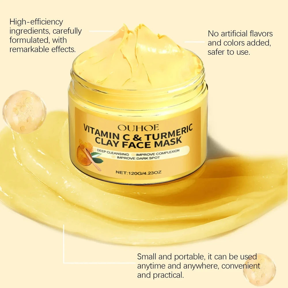 Vitamin C Turmeric Clay Mask