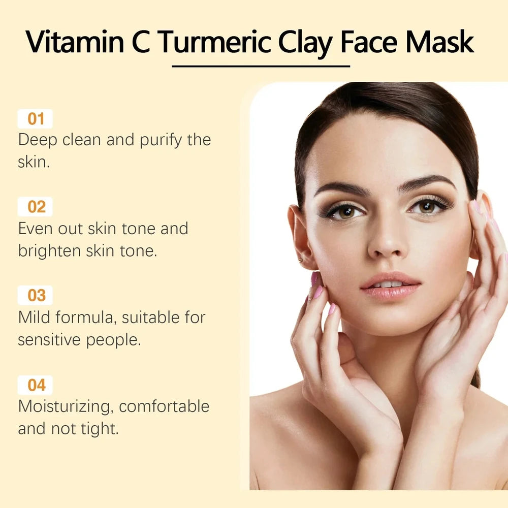 Vitamin C Turmeric Clay Mask