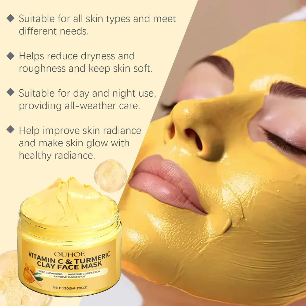 Vitamin C Turmeric Clay Mask