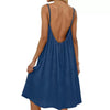Spaghetti Strap Backless Bodycon Dress