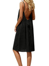 Spaghetti Strap Backless Bodycon Dress