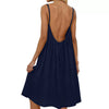 Spaghetti Strap Backless Bodycon Dress