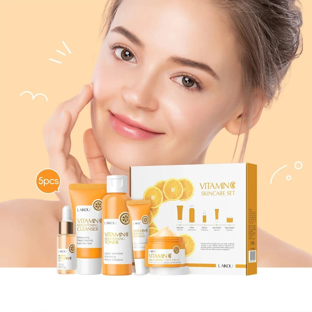 Vitamin C Skincare SetSPECIFICATIONS

Brand Name: LAIKOU
Certification: CPNP
Gender: Women
High-concerned chemical: None
Ingredient: Vitamin C
Item Type: Set
Number of Pieces: Combo
OrigiHealth, Beauty & Hair / Beauty Tools / FBKKFindsBKKFindsVitamin C Skincare Set