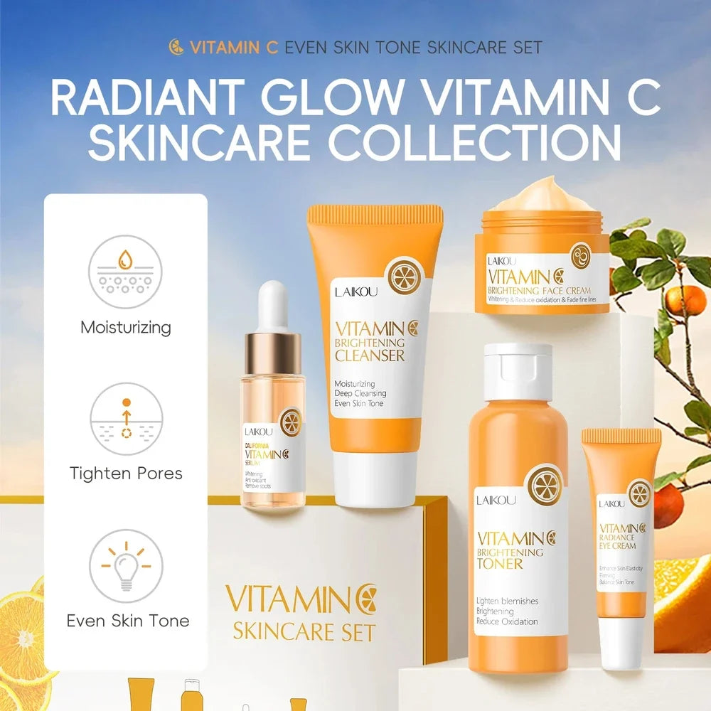 Vitamin C Skincare SetSPECIFICATIONS

Brand Name: LAIKOU
Certification: CPNP
Gender: Women
High-concerned chemical: None
Ingredient: Vitamin C
Item Type: Set
Number of Pieces: Combo
OrigiHealth, Beauty & Hair / Beauty Tools / FBKKFindsBKKFindsVitamin C Skincare Set