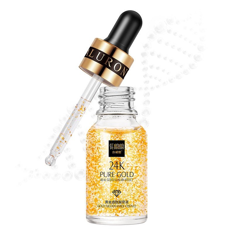 Premium Nicotinamide Stock Solution Infused with 24K Gold - BKKFinds
