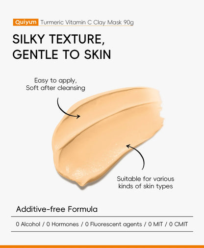 Turmeric Mud Mask Cleansing Pore Vitamin C Mud Mask Eliminate Pimples Inhibit Melanin Exfoliating Shrink Pores Face Skin Care
